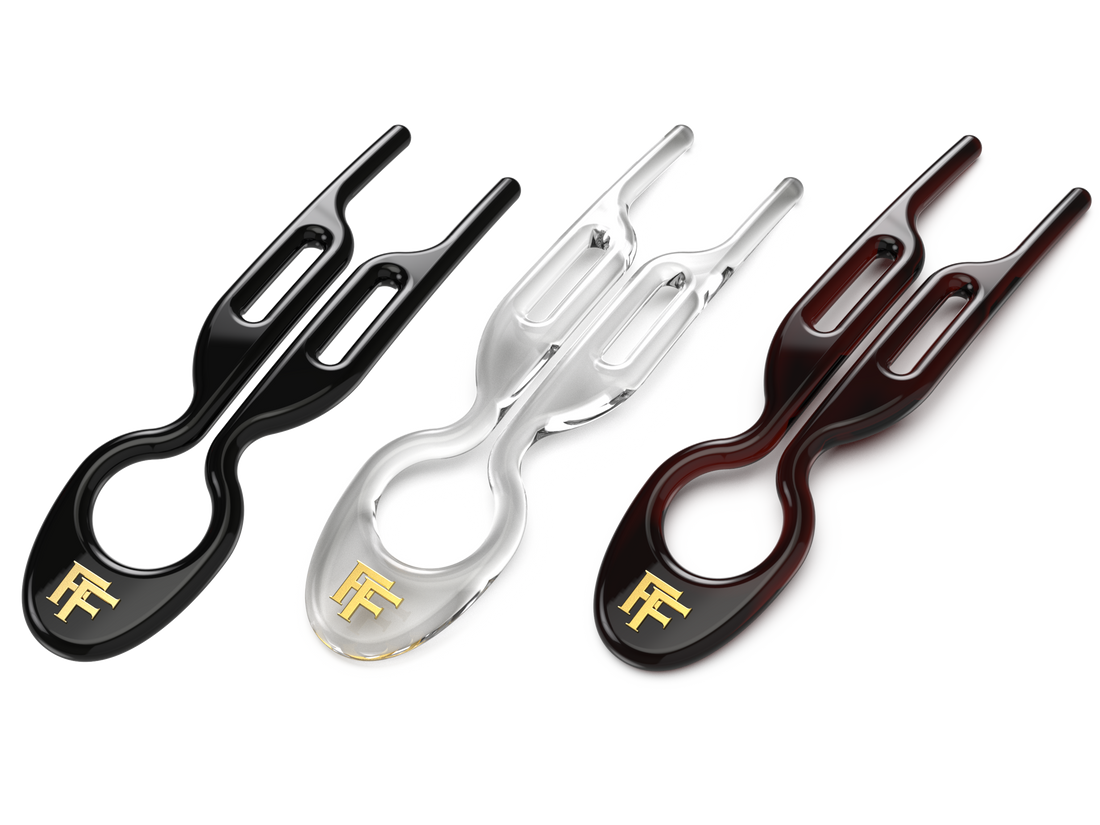 Nº 1 HAIRPIN | Set New York Collection | Black, Transparent & Brown